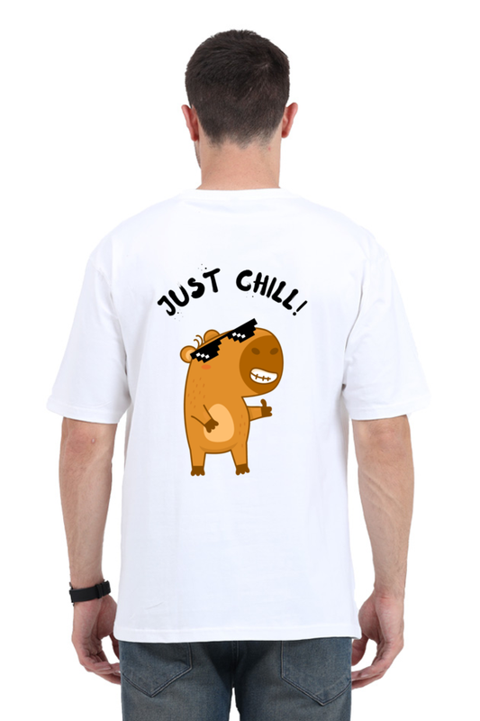 Chill Unisex Oversized Standard T-Shirt- White