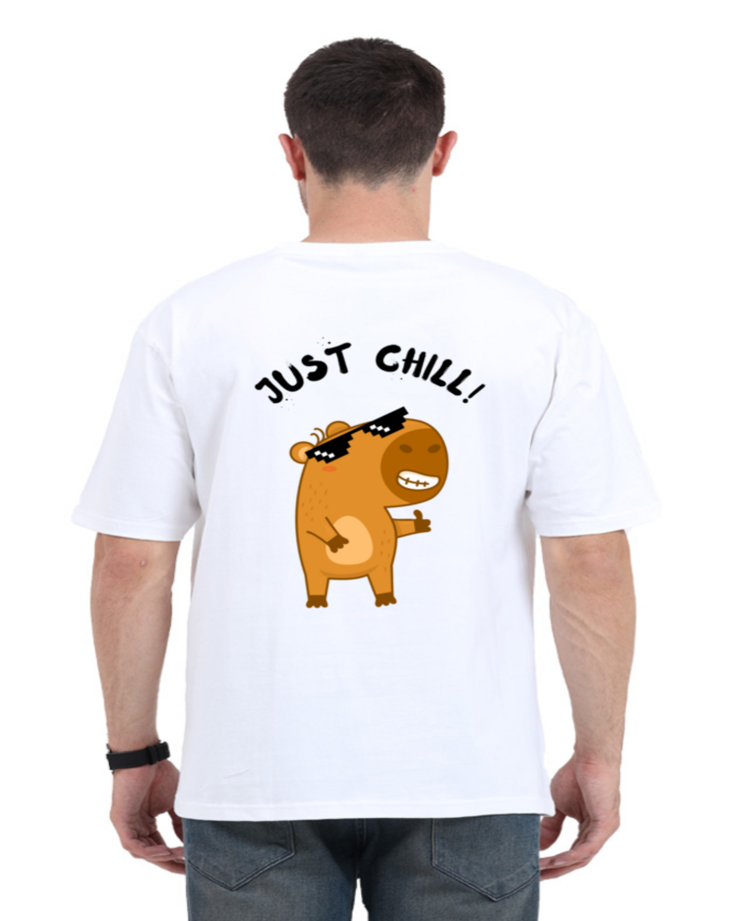 Chill Unisex Oversized Classic T-Shirt- White