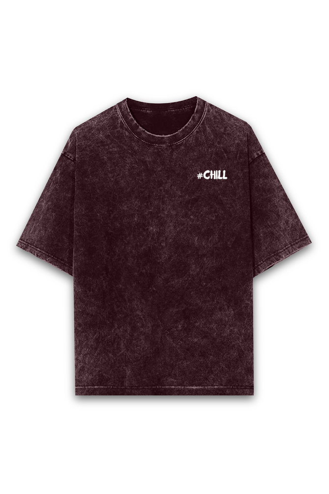 Chill Unisex Oversized Classic Acid Washed T-Shirts