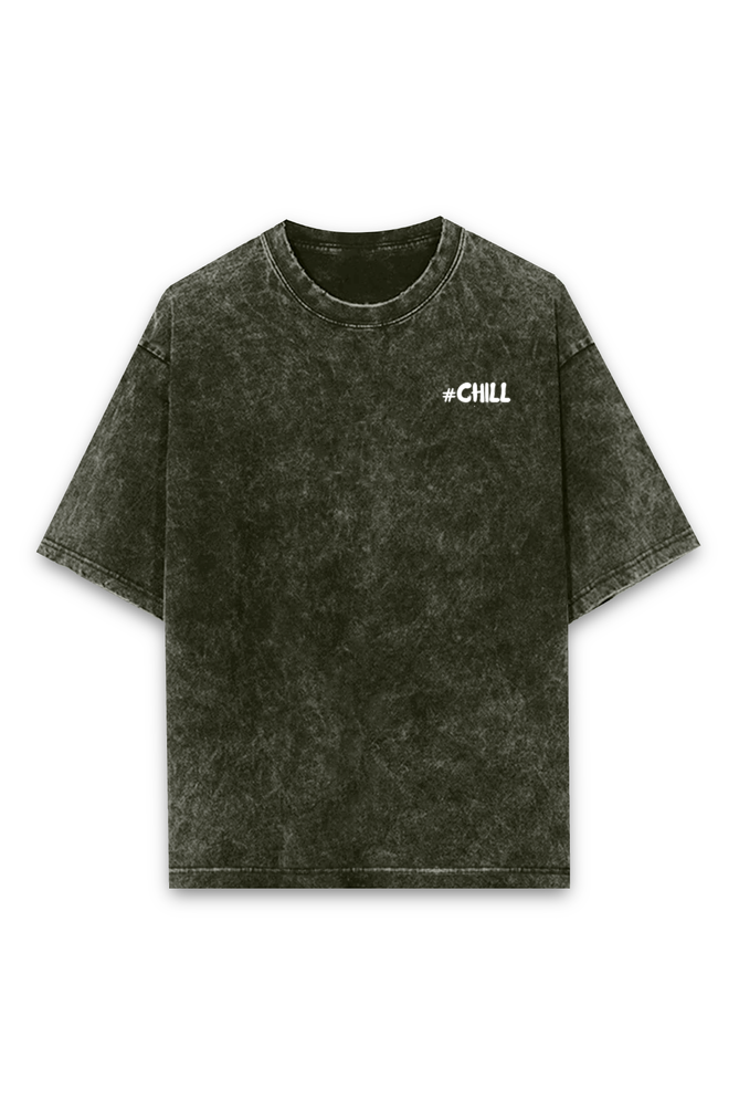 Chill Unisex Oversized Classic Acid Washed T-Shirts