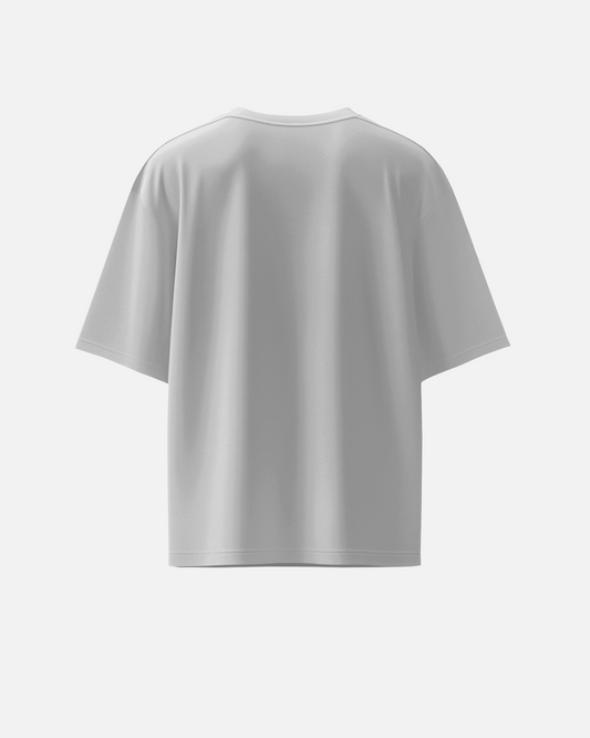 Unisex Oversized Classic Plain T-Shirt- White